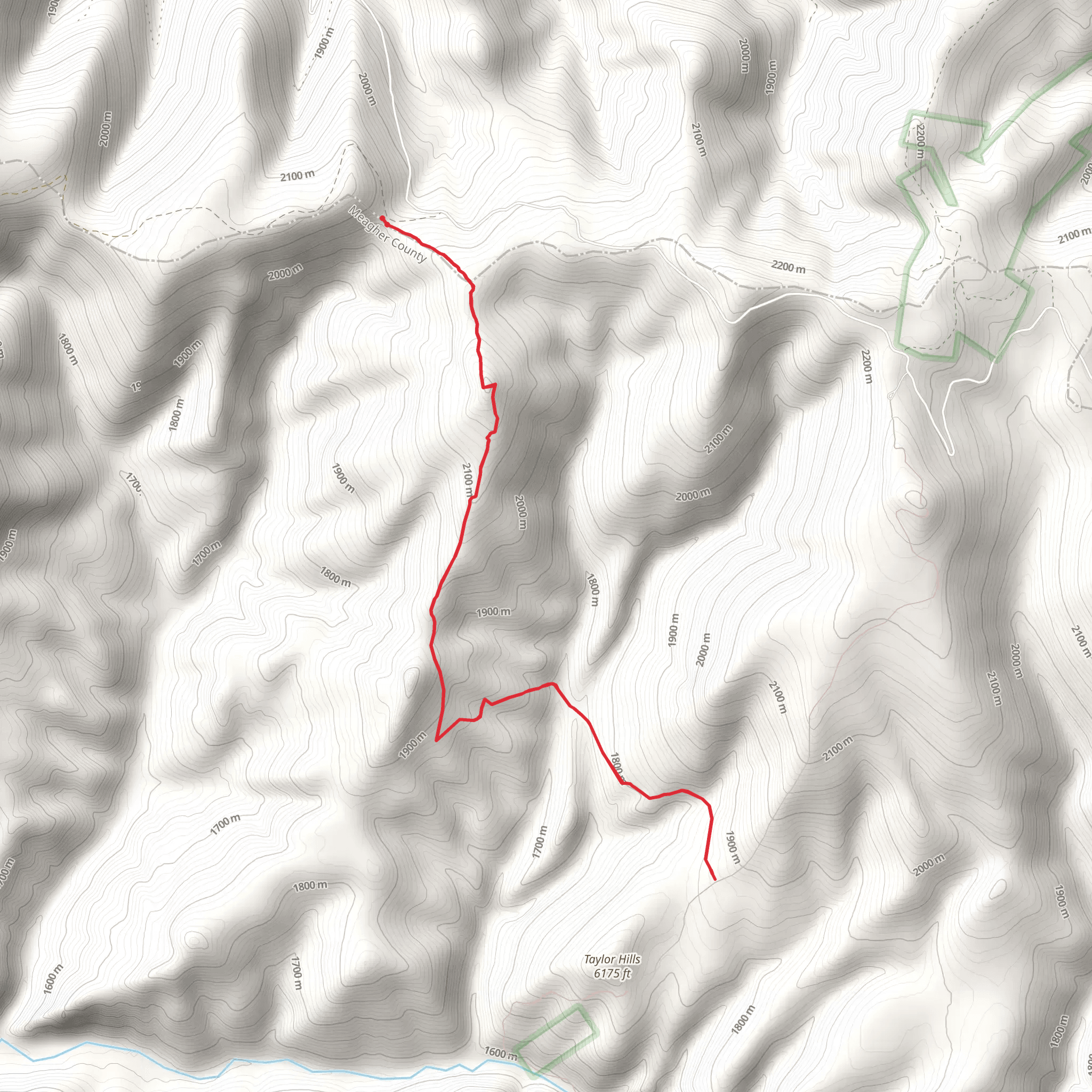 Rugby Creek Trail mobile static map