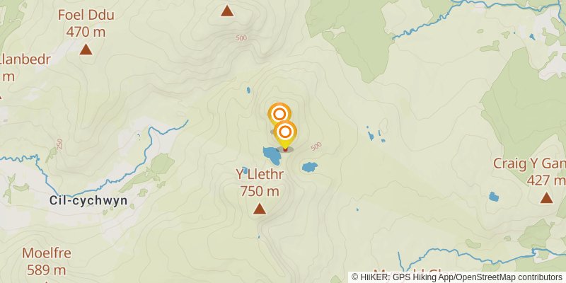 Cambrian Way spur 1 Map