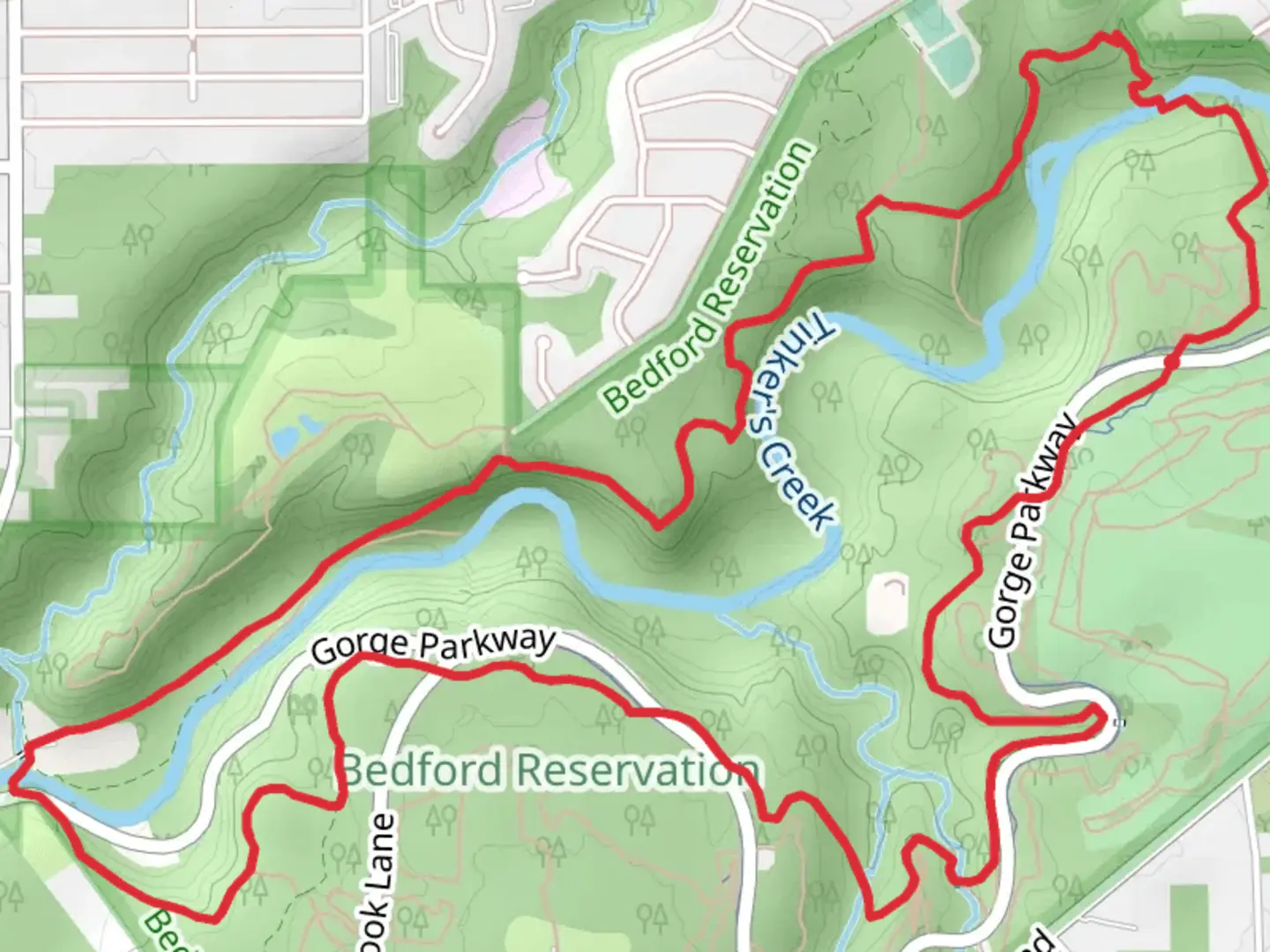 An image depicting the trail Bridle Loop Trail - Shawnee Hills Golf Course and its surrounding area.