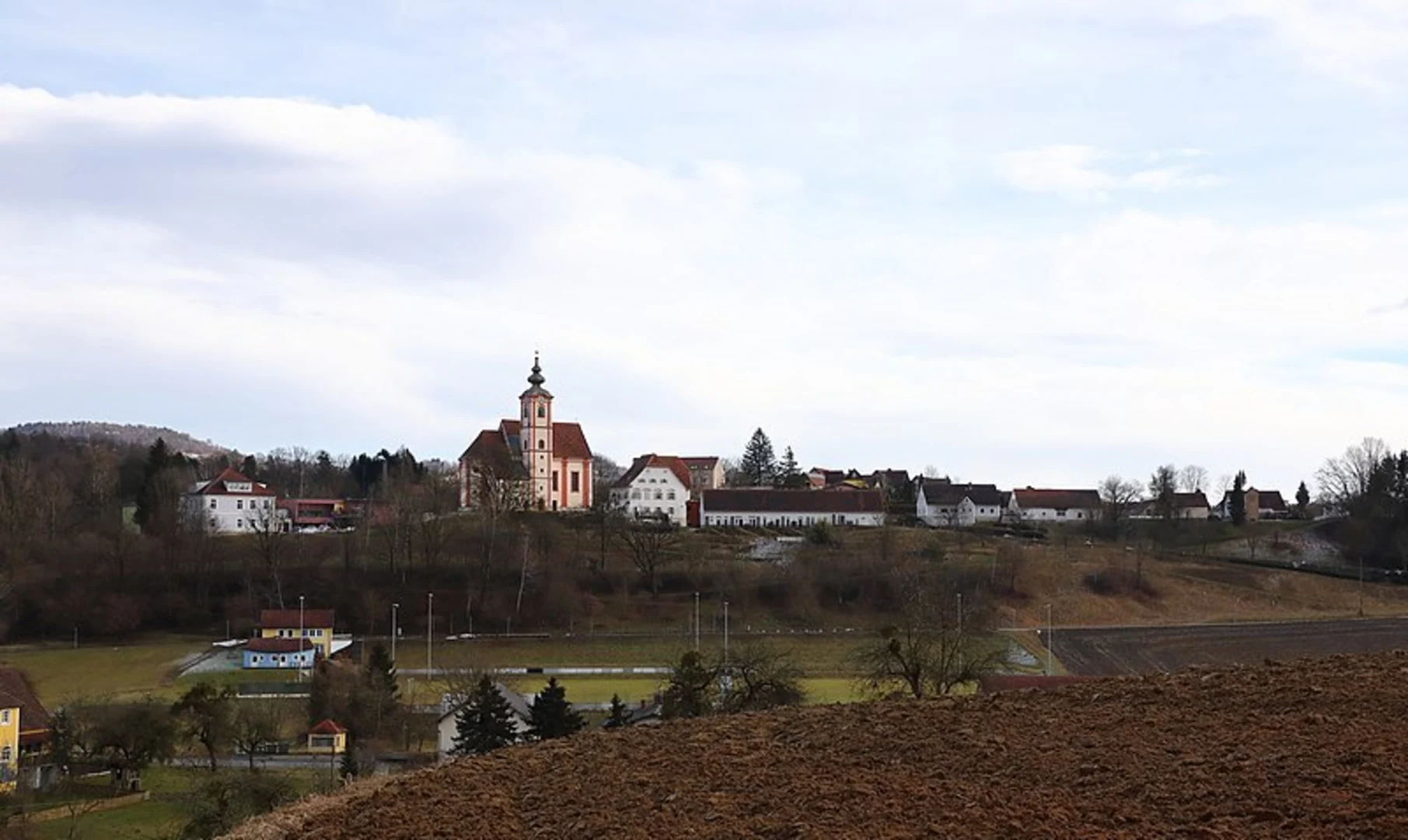 An image depicting the trail St Andrä - Höcher Loop - 21 and its surrounding area.