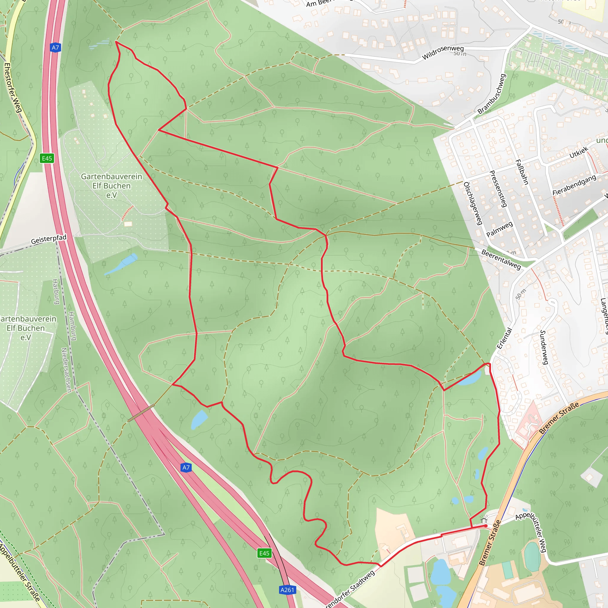 Wanderweg 24 Loop mobile static map