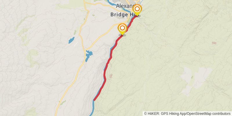Lake Roxburgh Walkway stage 2 Map