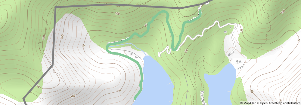Queen Charlotte Track spur 3 Map