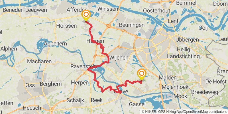 Streekpad Nijmegen stage 2 Map