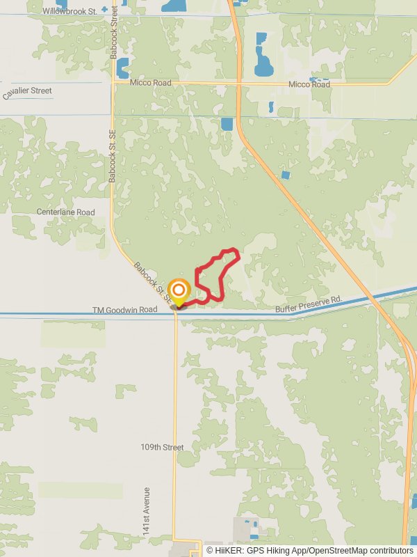 Green Trail Turkey Loop mobile static map