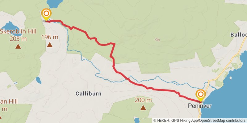 Kintyre Way spur 2 Map