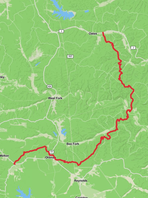 Ozark Trail - Karkaghne Section