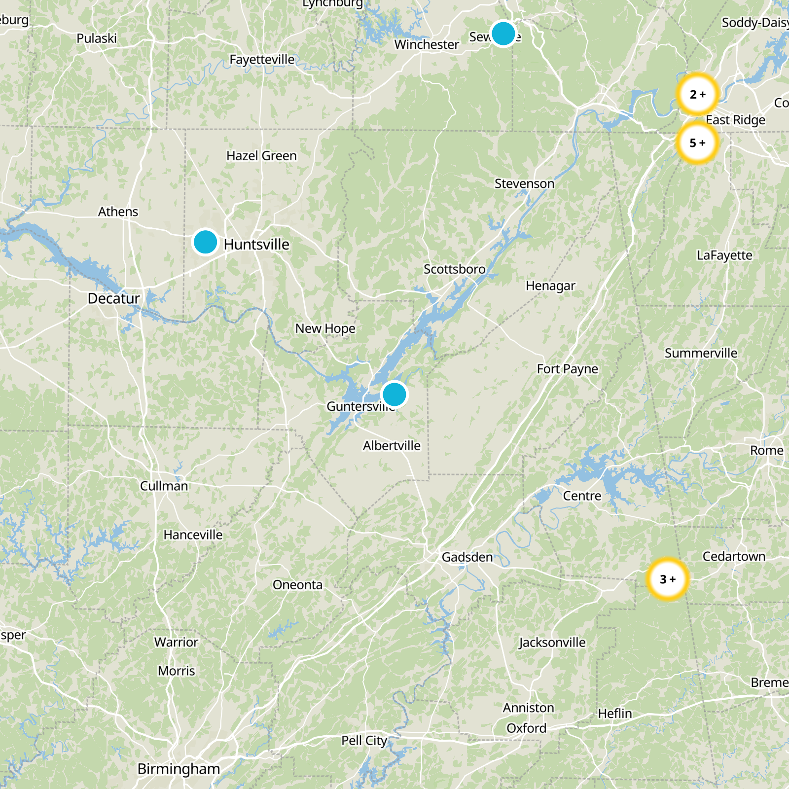 Marshall County Static Map
