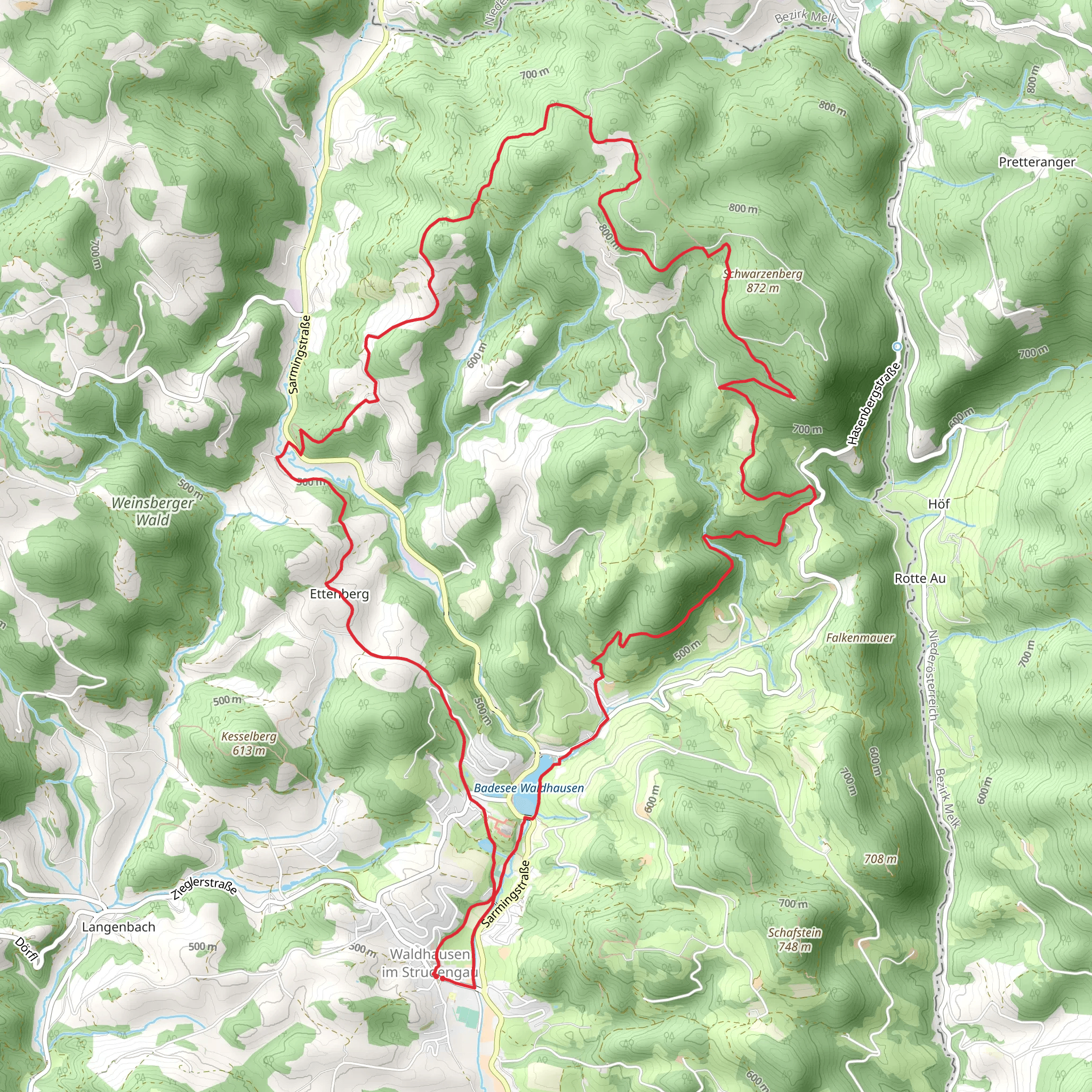 Hinteredt Forester‘s House Loop mobile static map
