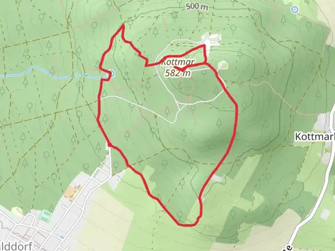 Kottmar and Hanschberg Loop via Wolfsgrubenweg