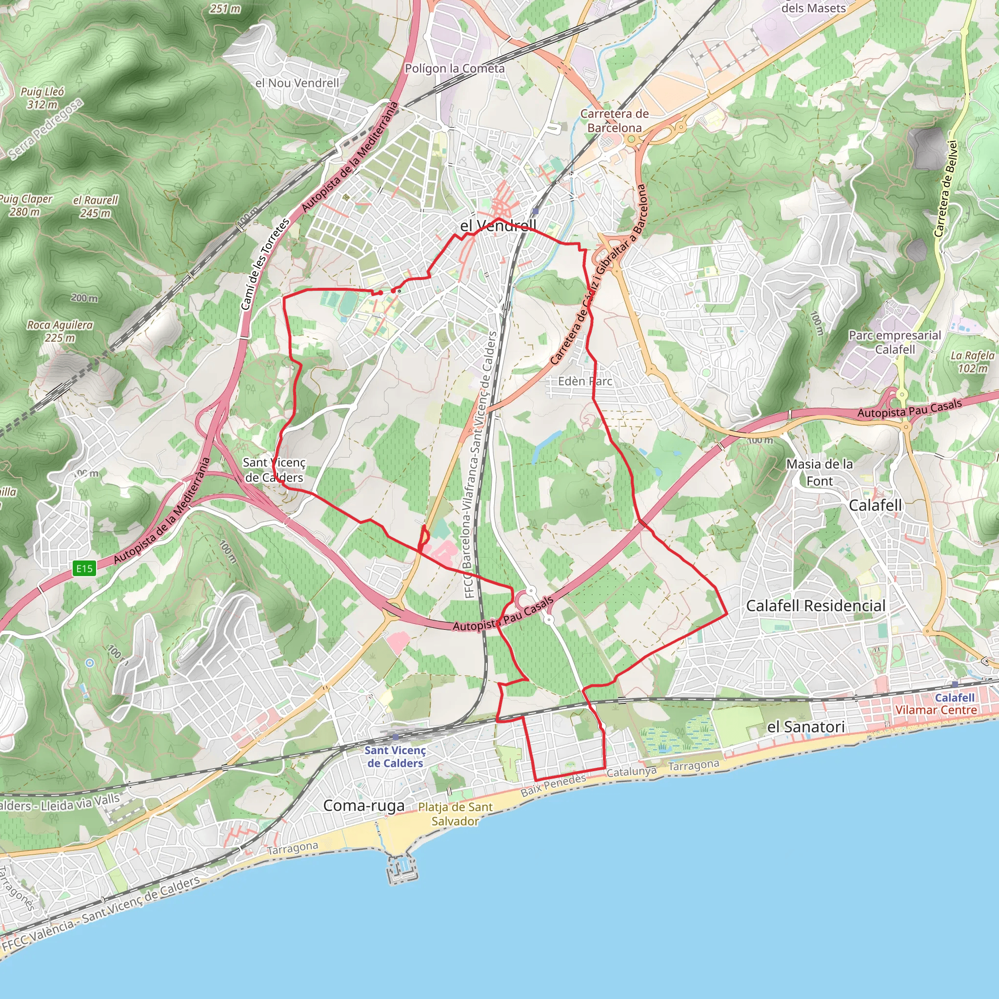 Vendrell Path PR C 12 mobile static map