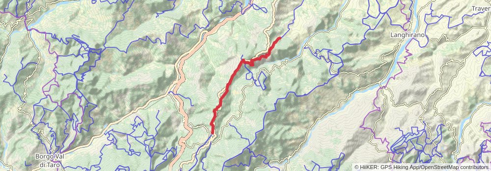 Via Francigena stage 87 Map