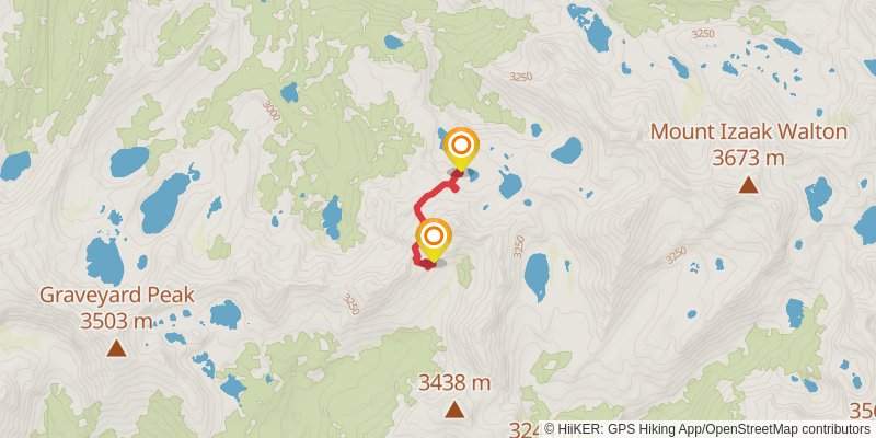 Minnow Creek via Goodale Pass Trail stage 2 Map