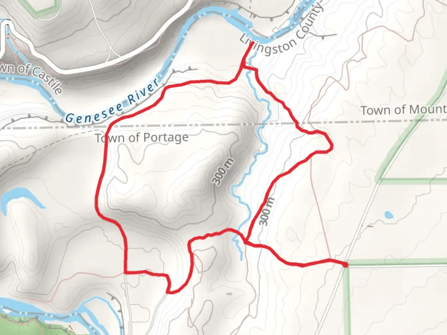 An image depicting the trail Dishmill Creek Loop Trail and its surrounding area.