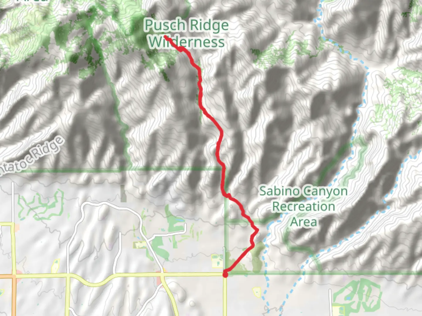 An image depicting the trail Window Rock via Esperero Trail and its surrounding area.