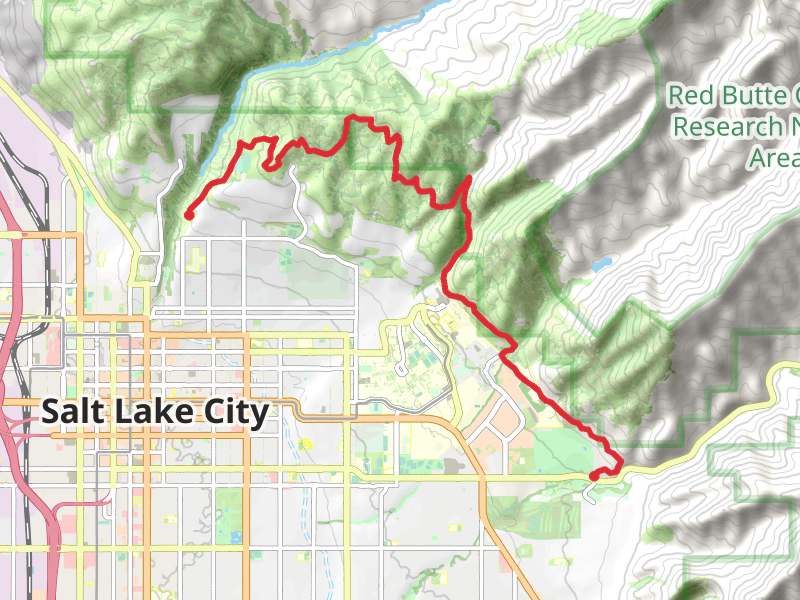 Meadow Trail, Terrace Hills Ridge Trail and Dry Creek