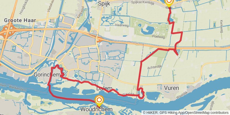 Waterliniepad stage 13 Map