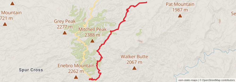 Grand Enchantment Trail stage 28 Map