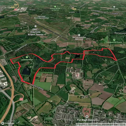 Lonnekermeer, De Wildernis and Sterrenbos Loop