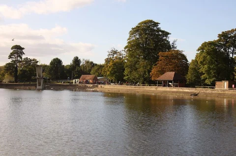An image depicting the trail Coate Water Country Park Loop and its surrounding area.