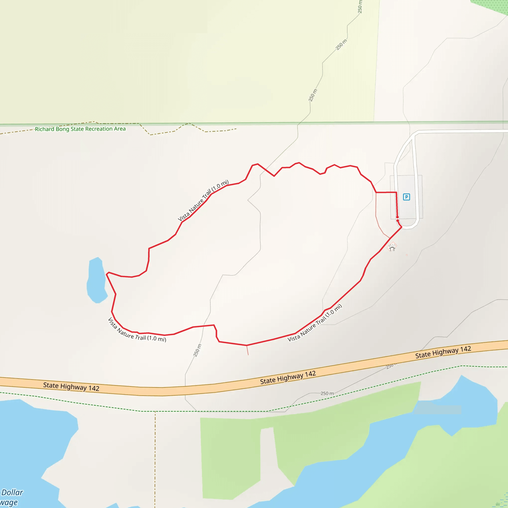 Vista Nature Loop Trail mobile static map