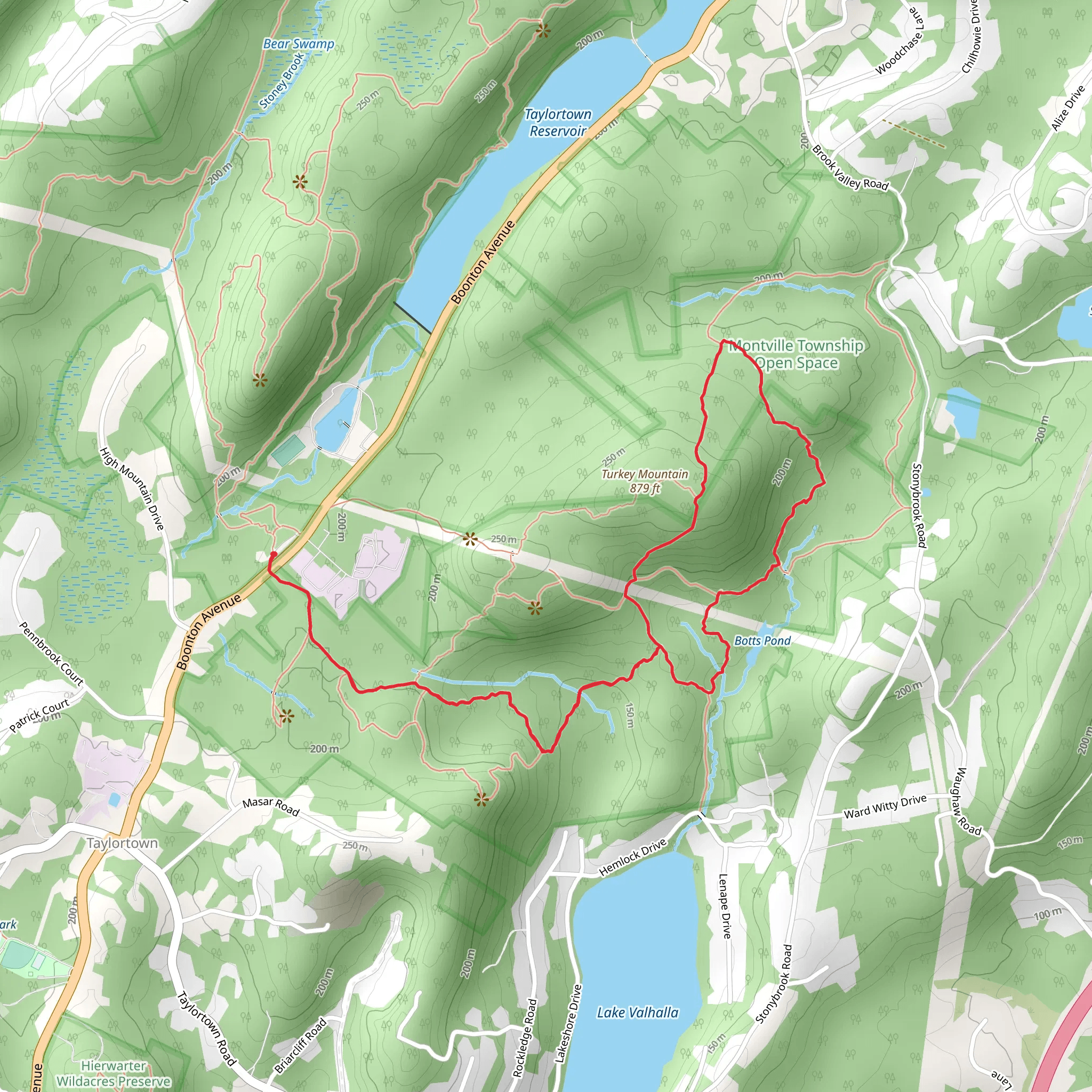 Yellow Loop Trail mobile static map
