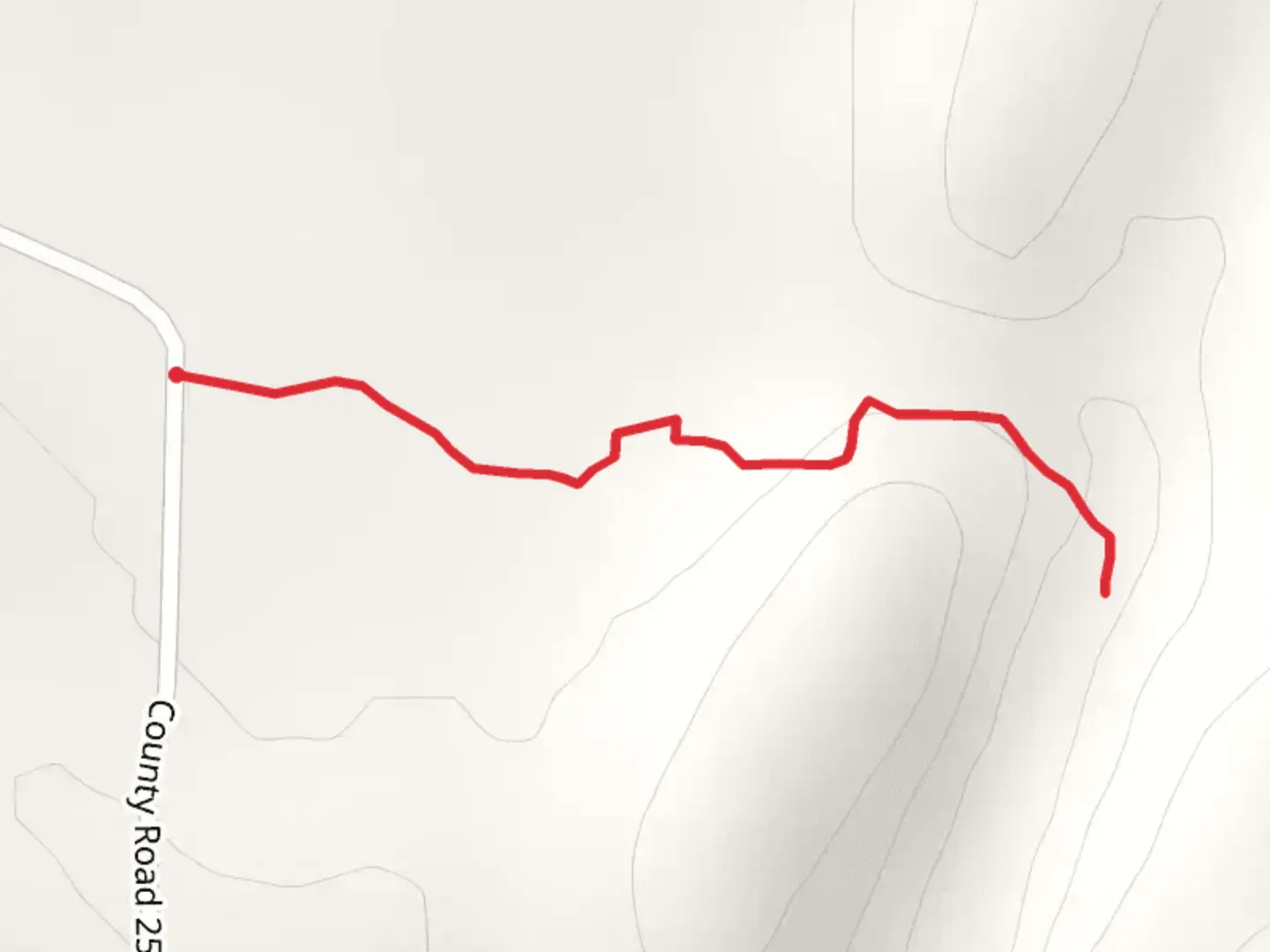 An image depicting the trail Walk to Upper castor River and its surrounding area.