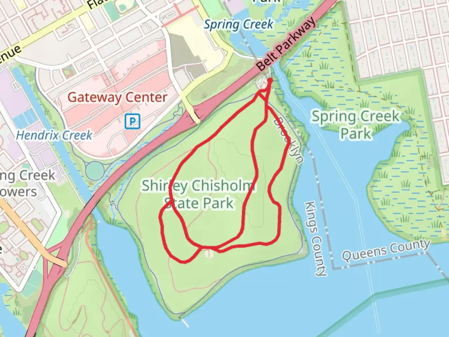 An image depicting the trail Great Blue Heron and Gull Trail Loop and its surrounding area.