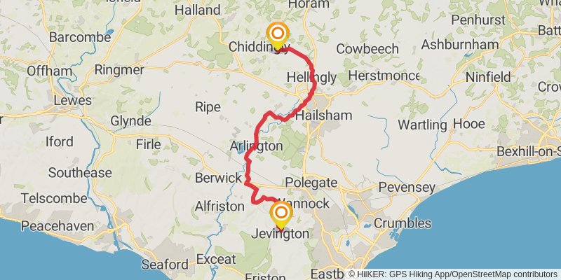 Wealdway stage 6 Map