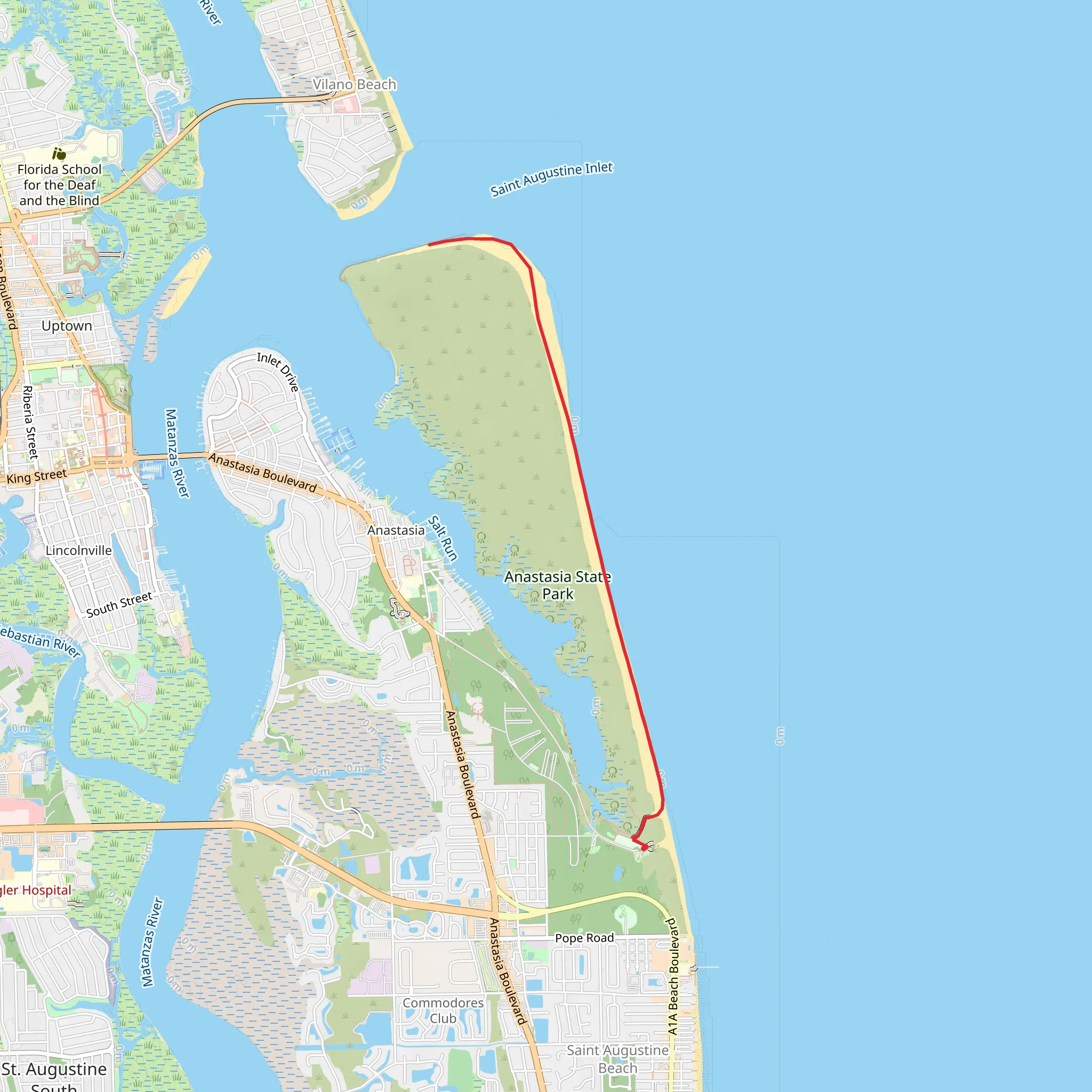 Conch Island mobile static map