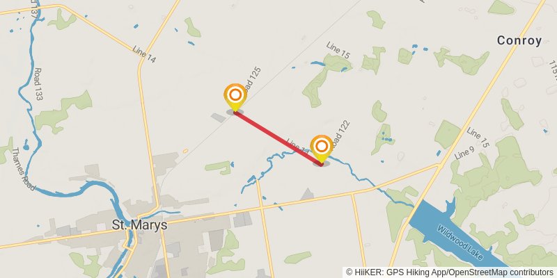 Avon Trail alt 1 Map