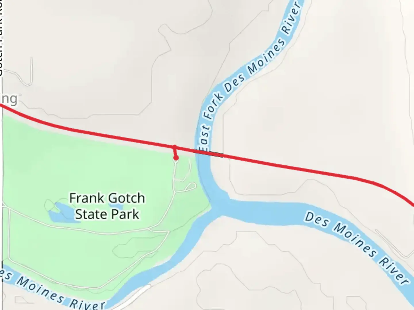 An image depicting the trail Three Rivers Trail and its surrounding area.