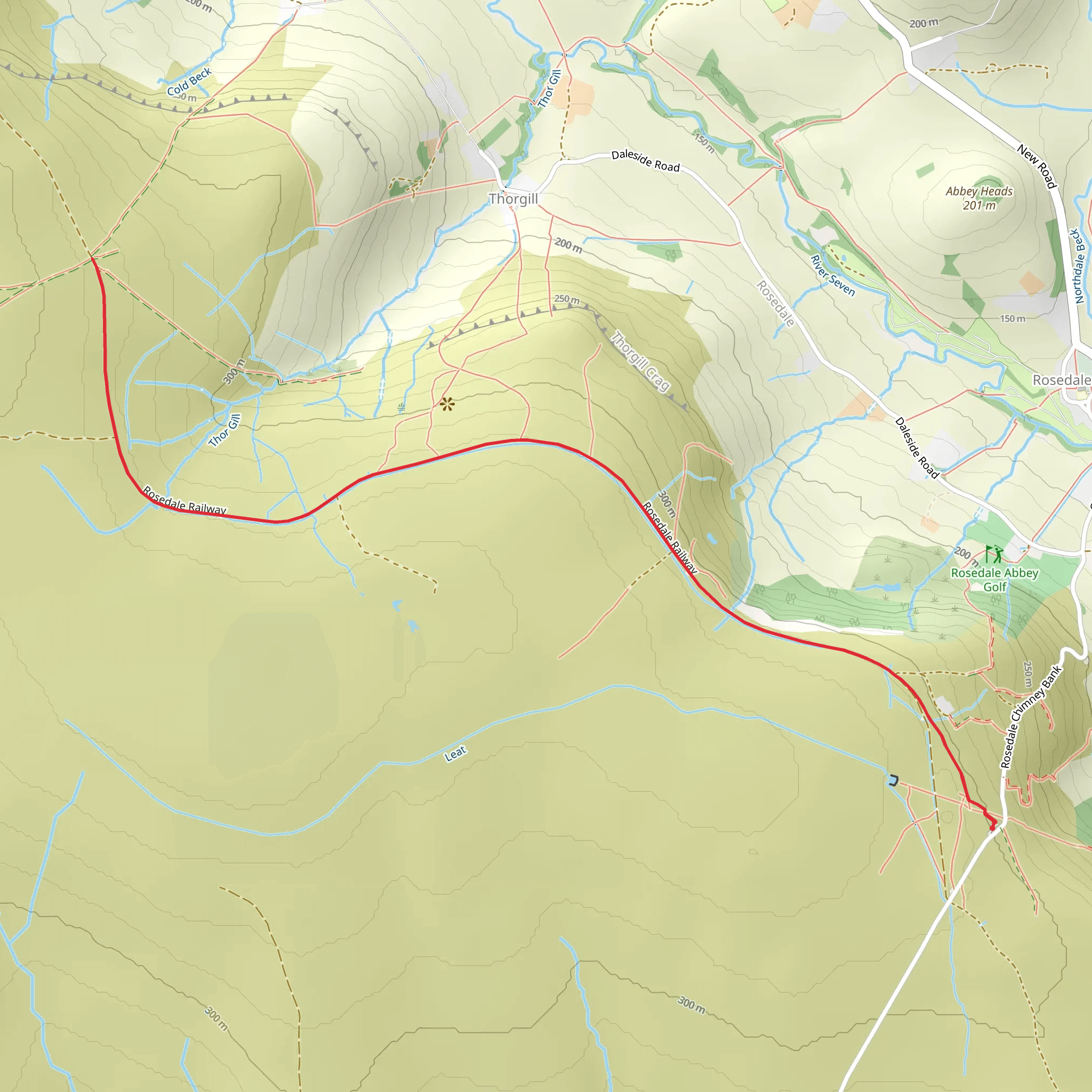 Bank Top Kilns Walk mobile static map