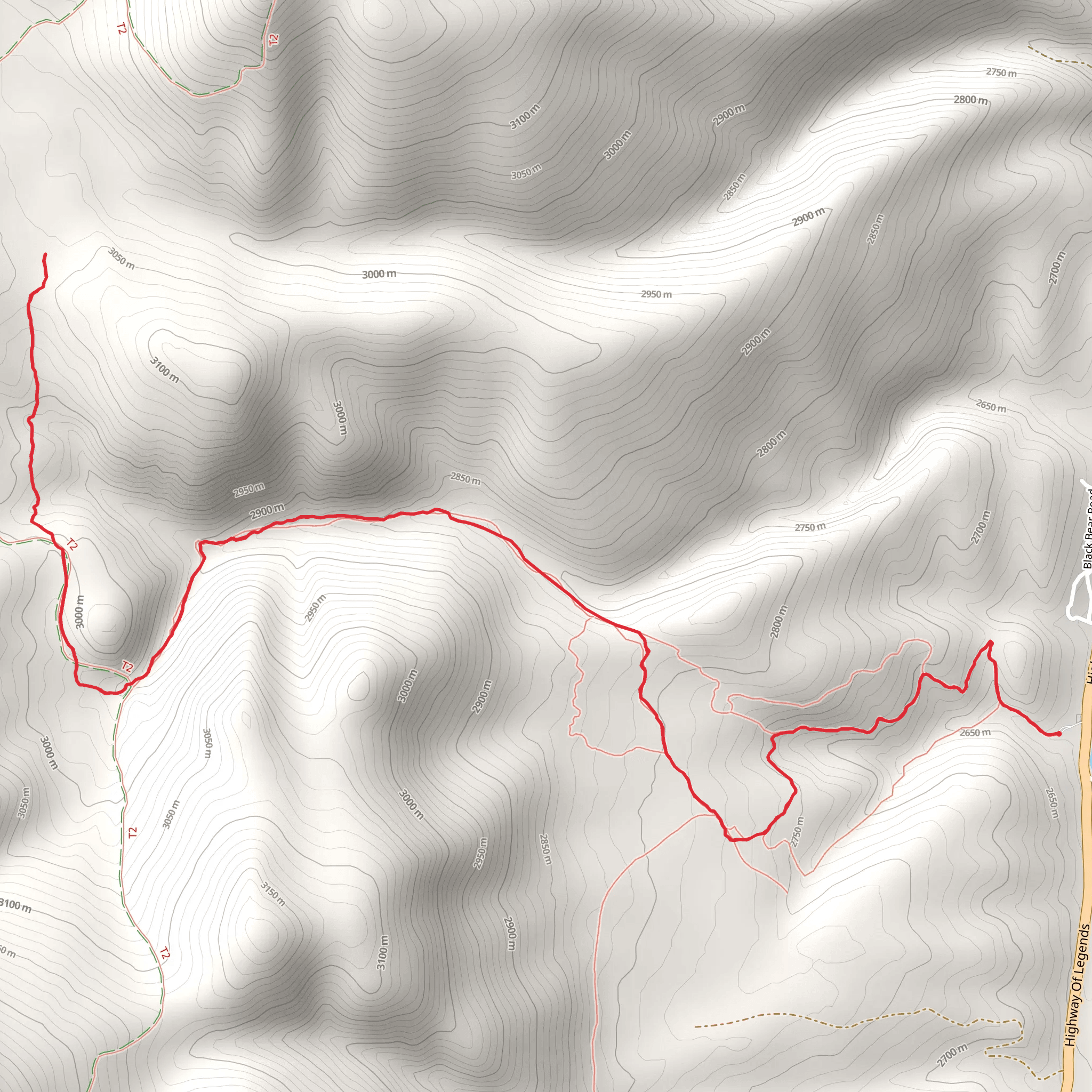 Dodgeton Trail mobile static map