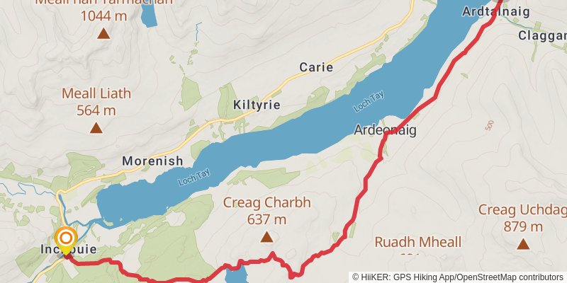 Rob Roy Way stage 5 Map