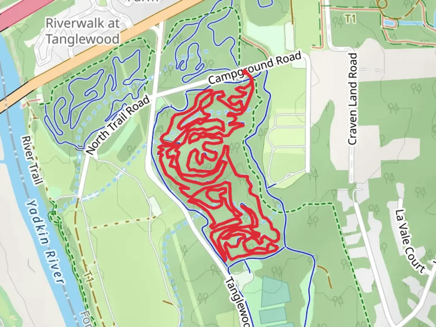 An image depicting the trail North Central Loop Trail and its surrounding area.