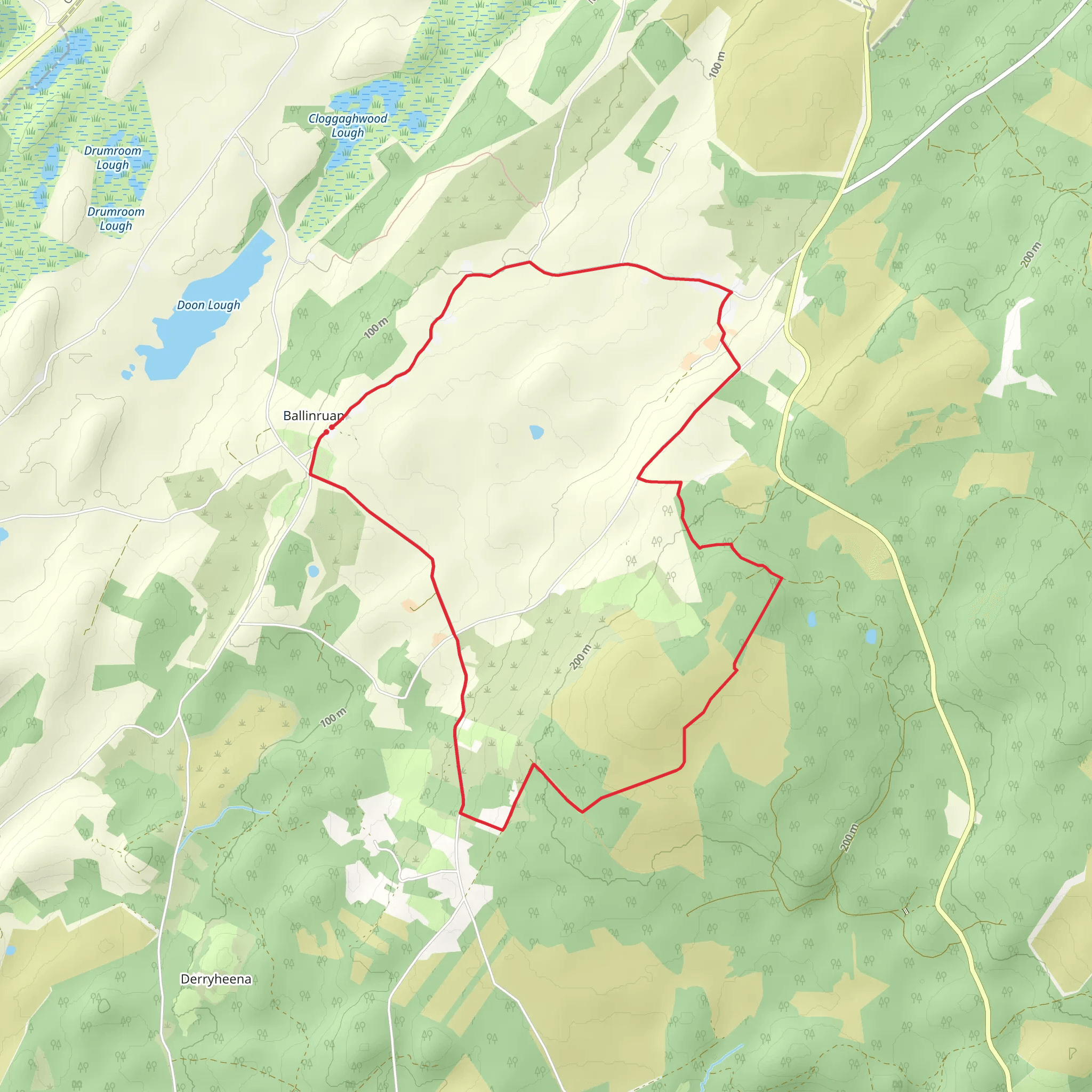 Ballinruan Loops - Ballinruan Loop mobile static map