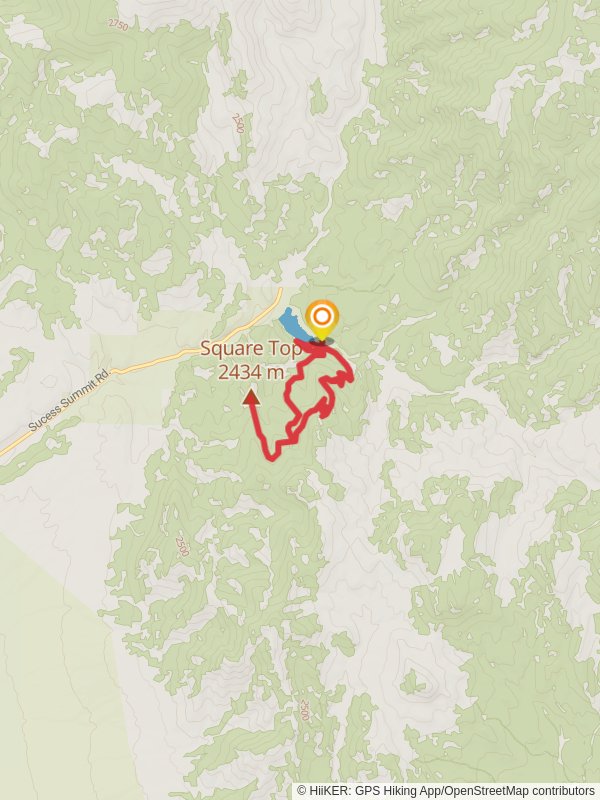 Square Top via Twisted Pine and Overlook Trail