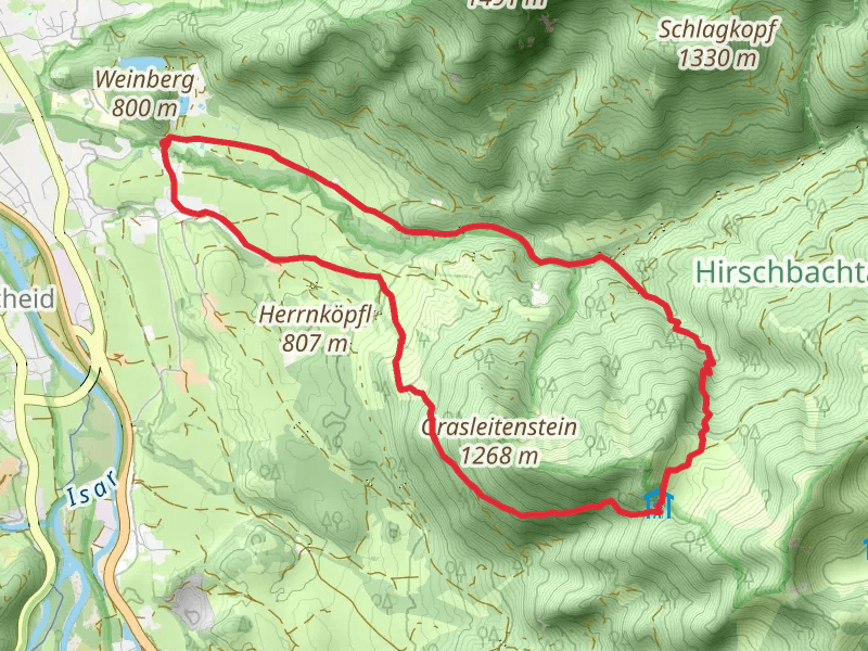 Mühlgasse and Sulzbach Loop via Wanderweg
