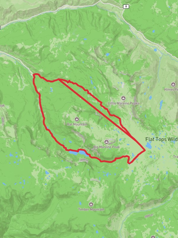 Marvine Lakes and East Marvine Creek Loop