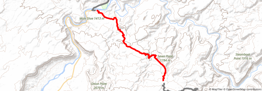 American Discovery Trail South Route stage 284 Map