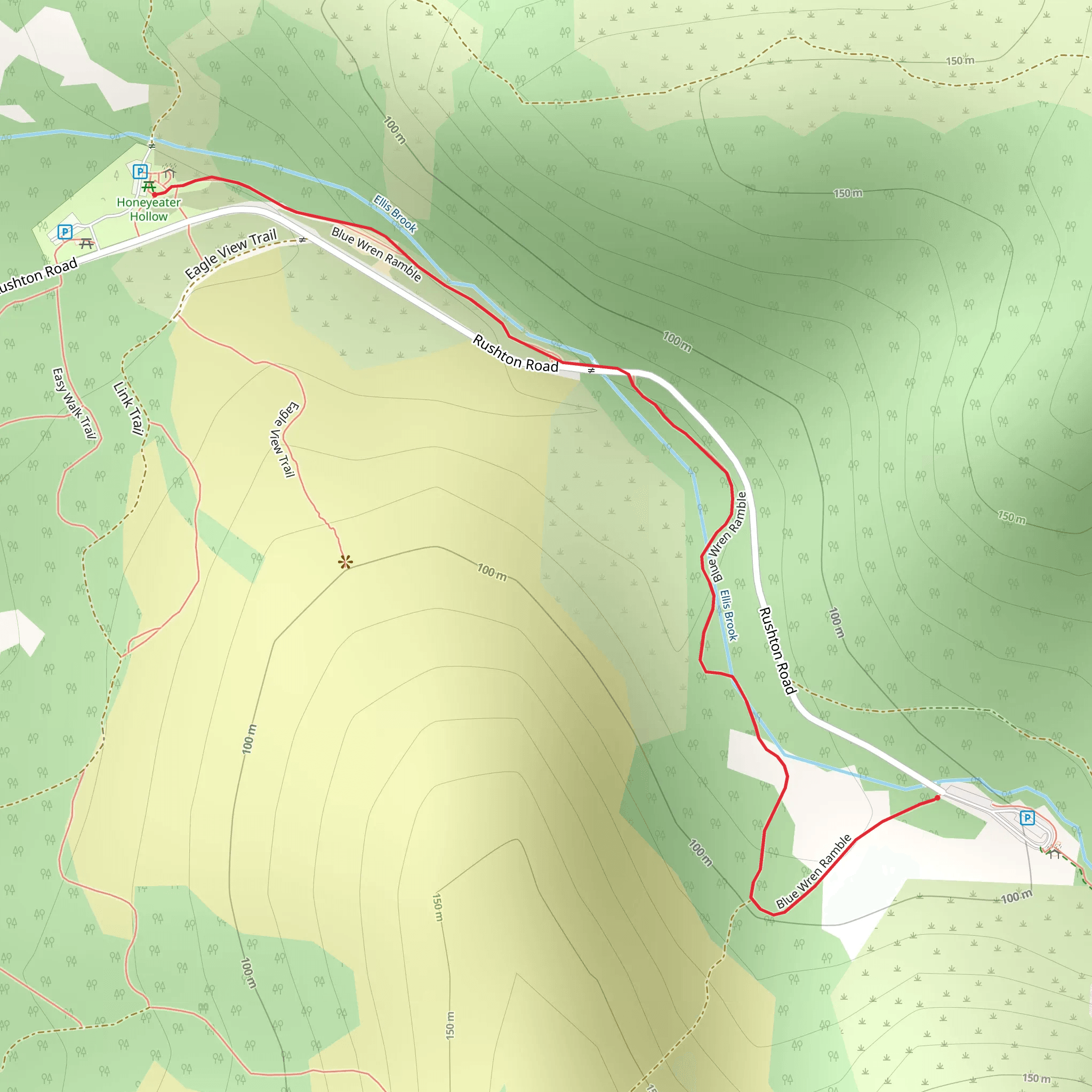 Blue Wren Ramble Trail mobile static map