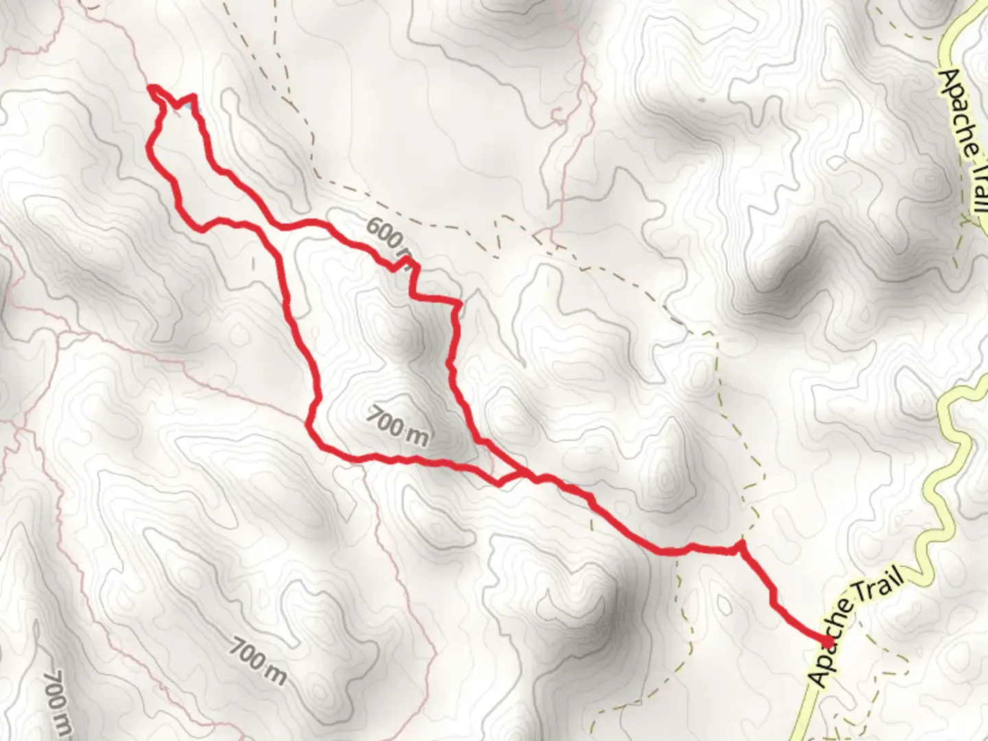 An image depicting the trail Willow Springs Basin Tank Loop and its surrounding area.