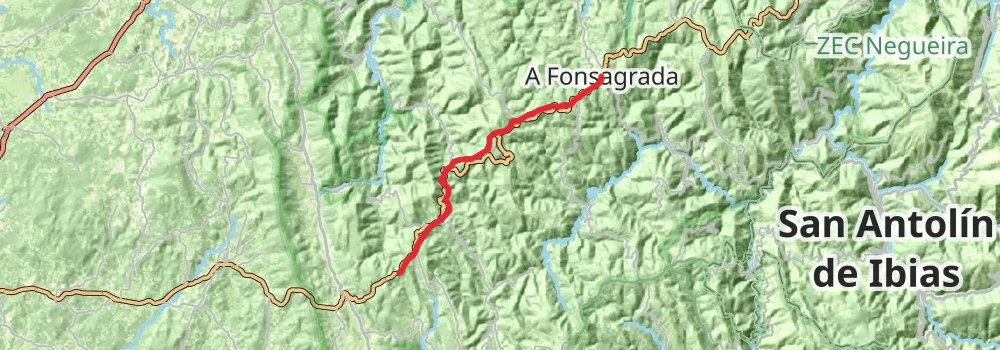 Camino Primitivo stage 11 Map