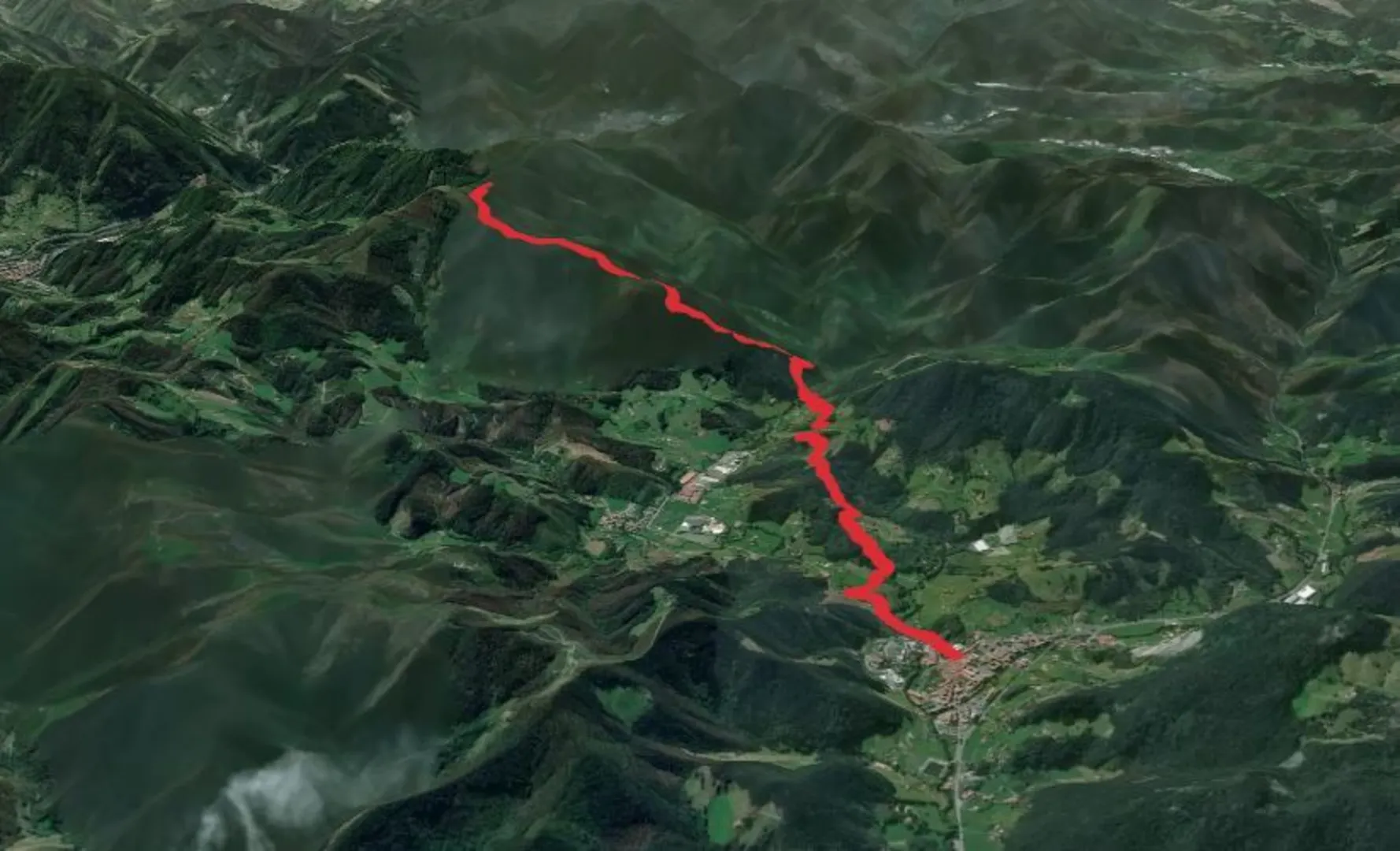An image depicting the trail Trail of the Max or Kalamua PR BI 23 and its surrounding area.