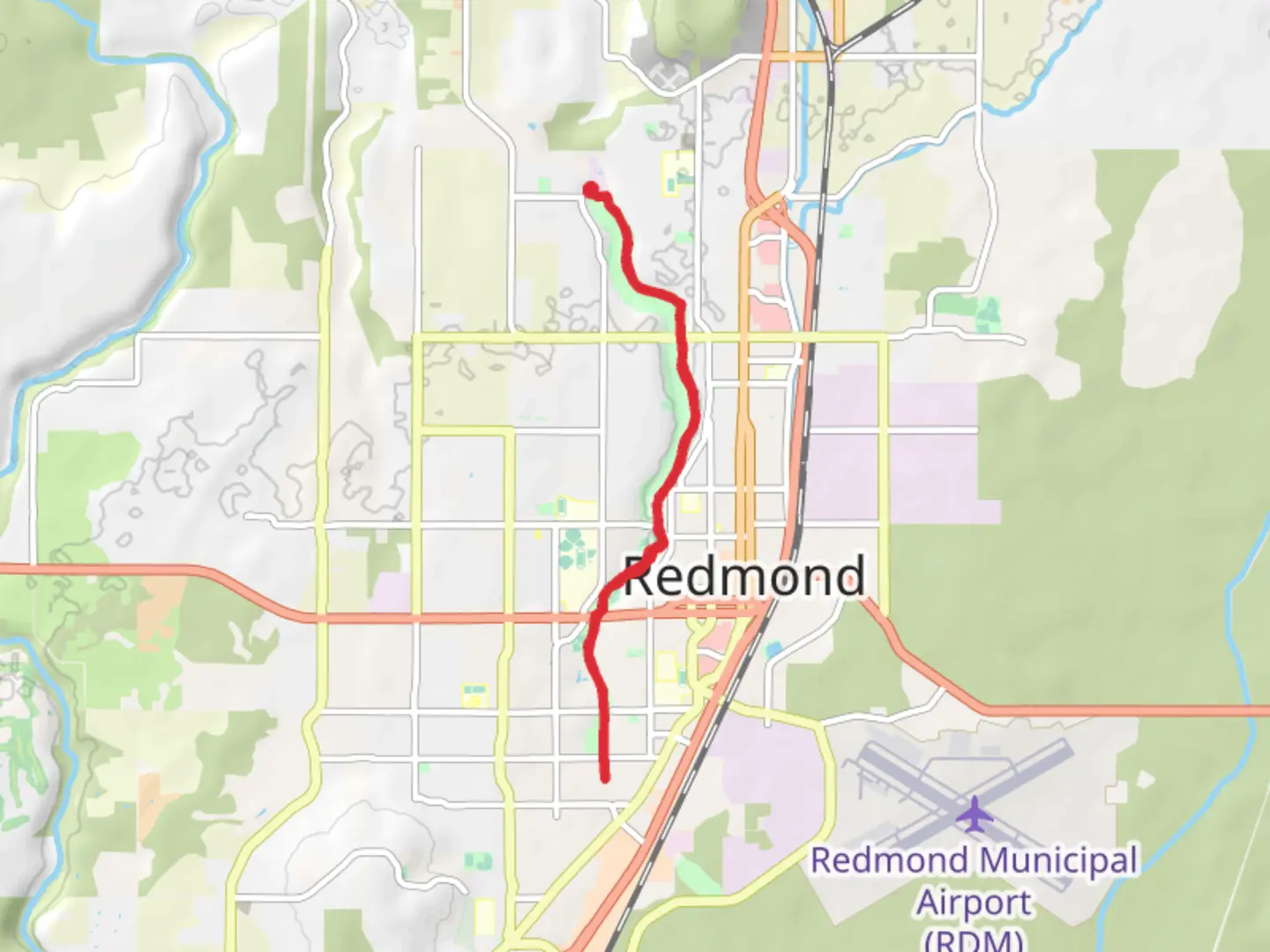 An image depicting the trail Dry Canyon Trail and its surrounding area.