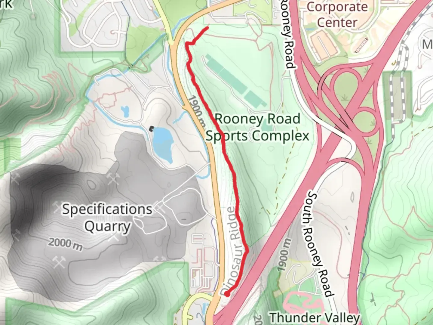 An image depicting the trail Jackson Gulch Walk and its surrounding area.