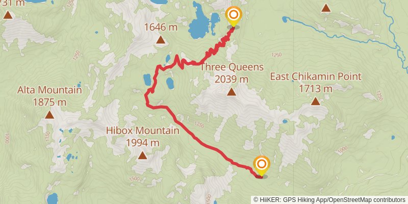 Delate Meadow via Mineral Creek Trail stage 2 Map