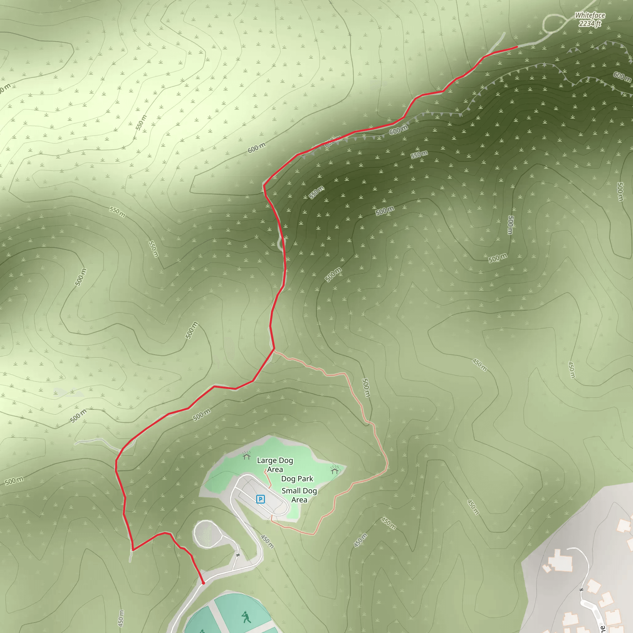 Whiteface mobile static map