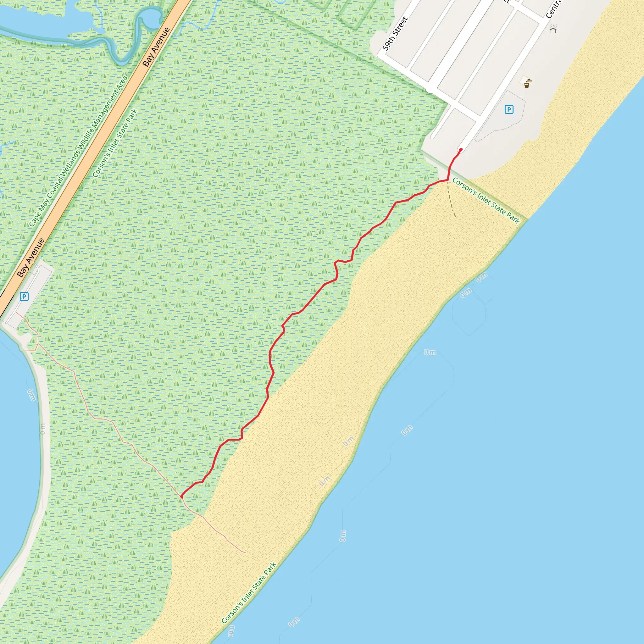 Fox Run Trail mobile static map